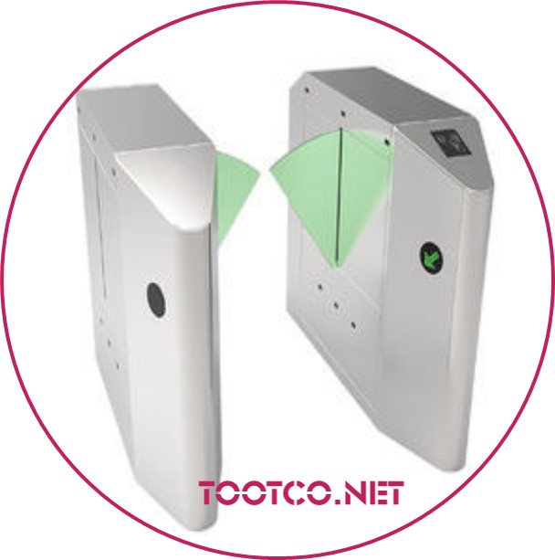 گیت کنترل تردد شیشه ای